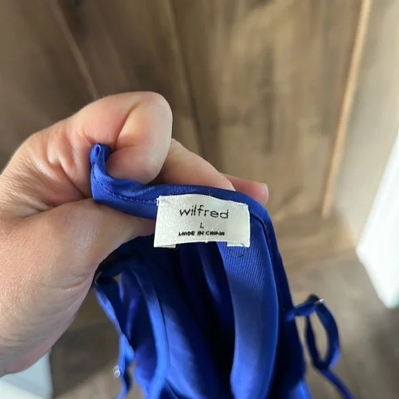 Aritzia Wilfred Blue Slip Dress 💚 - Picture 9 of 10